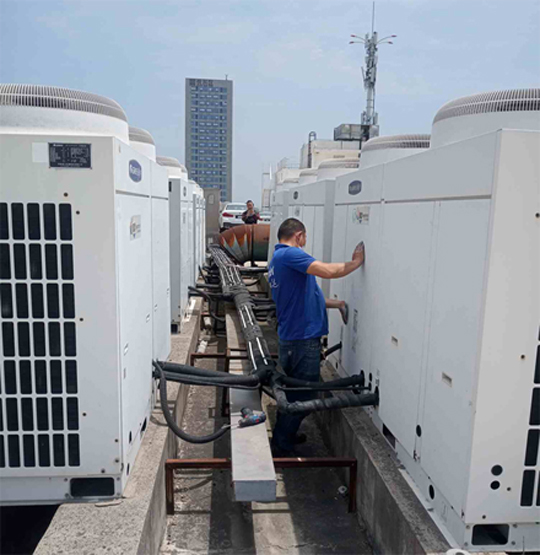 瓦房店中央空调制热和不制冷系统维修方法